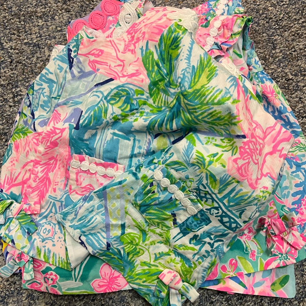 EEUC Lilly Pulitzer Bohemian Queen baby dress and bloomers